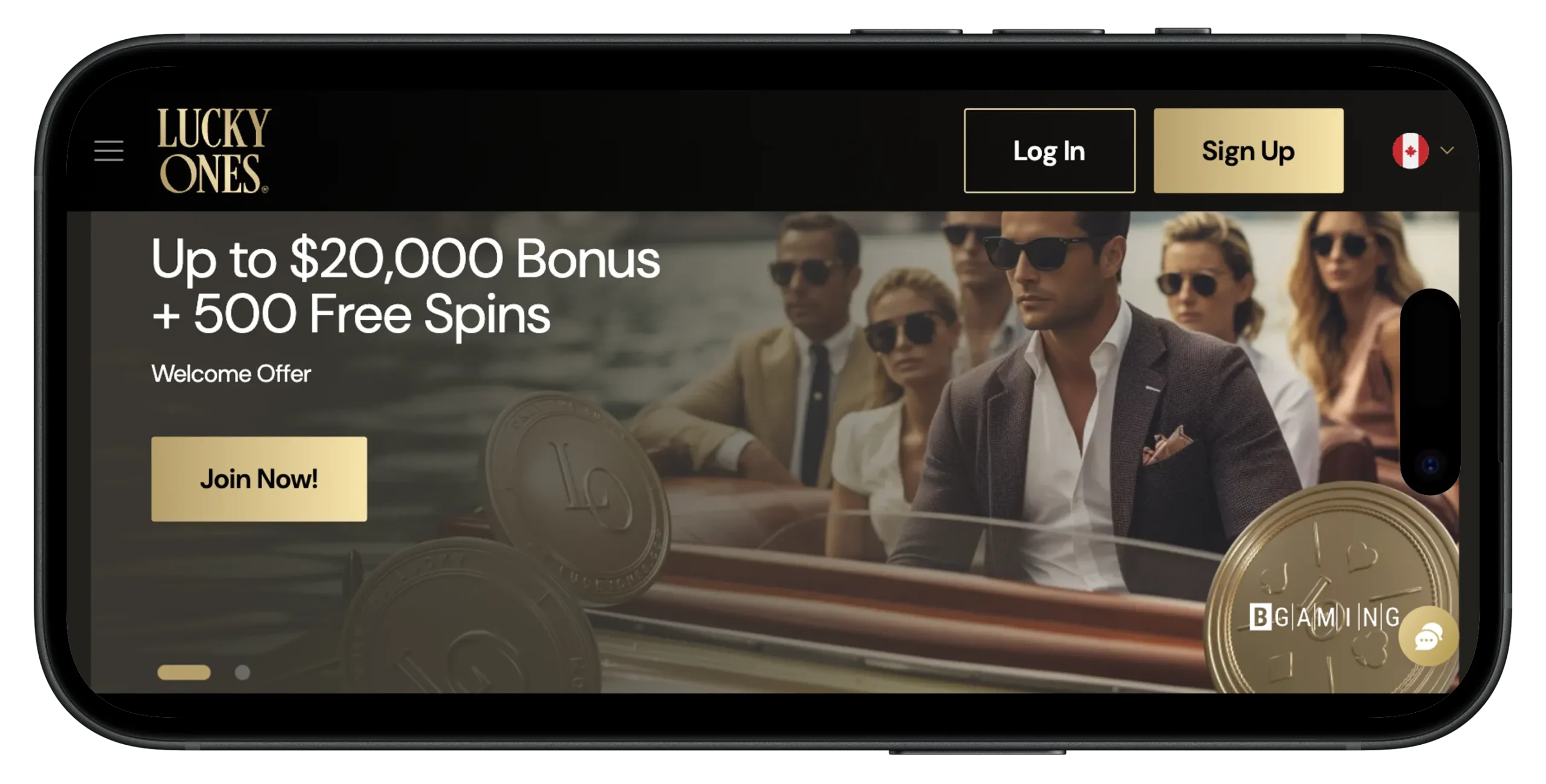 luckyones casino app bonuses